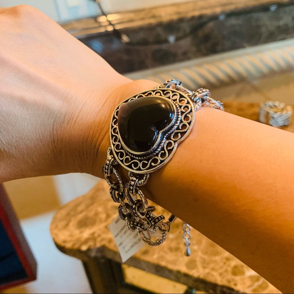 Vintage silver chain bracelet